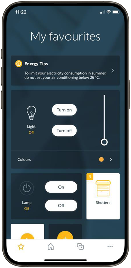 The TaHoma by Somfy app